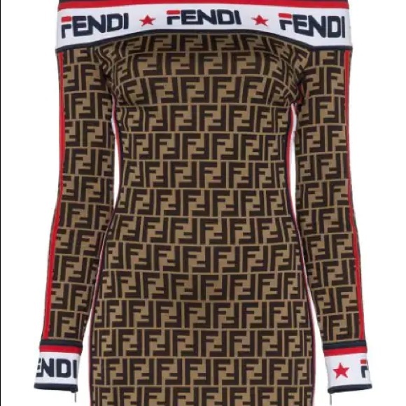 SOLD -Fendi Roma Dress size 42 - Picture 2 of 9